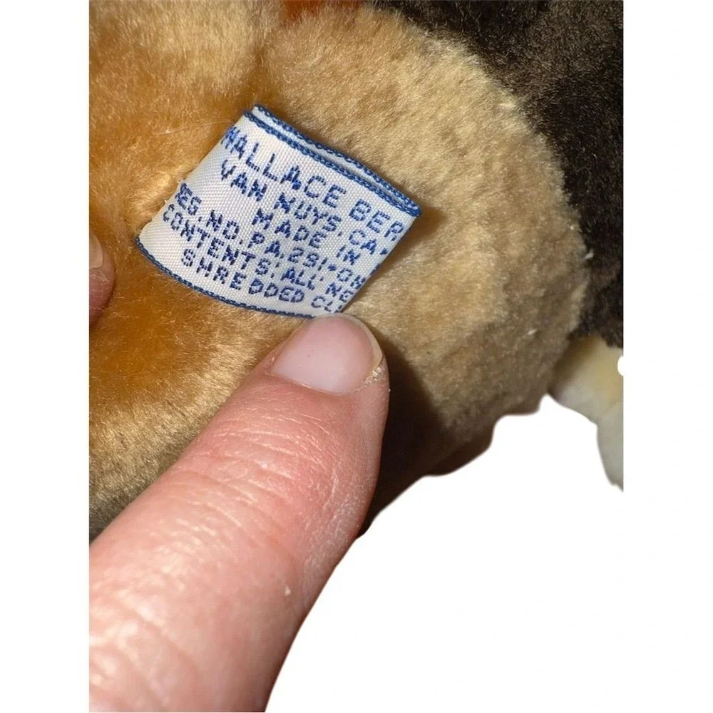 Vintage 1982‎ Wallace Berrie Thanksgiving Turkey Plush Toy new with tags stuffed